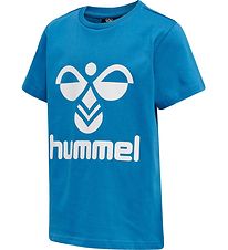 Hummel T-shirt - hmlTres - Vallarta Blue
