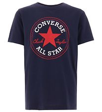 Converse T-Shirt - Obsidian/Emaille Rot
