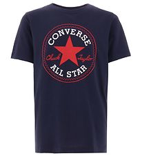 Converse T-paita - Obsidian/Emalin punainen