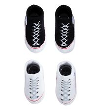 Chaussettes Converse - 2 Pack - Noir/Blanc