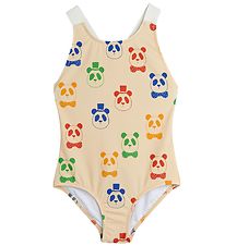 Mini Rodini Maillot de Bain - UV 50+ - Panda - Beige