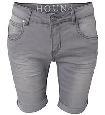 Hound Stuttbuxur - Straight - Grey Gallaefni