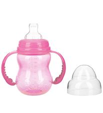 Nuby Drikkekop w. Handle and Spout - 240ml - Pink