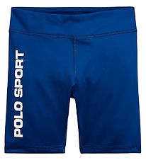 Polo Ralph Lauren Shorts - Polo Sport - Bleu av. Imprim