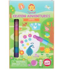 Tiger Tribe Colouring Set - Crayon Adventures - Garden