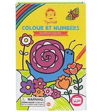 Tiger Tribe Buntstifte-Set - Colour nach Zahlen - Rainbow Garden