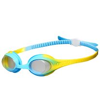 Arena Swim Goggles - Spider Kids - Clear Yellow/Lightblue