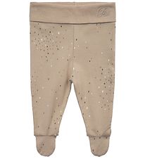 Petit by Sofie Schnoor Trousers w. Feet - Dark Sand
