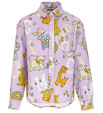 Moschino Shirt - Purple w. Print