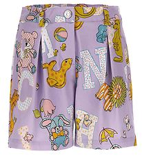 Moschino Shorts - Lila m. Print