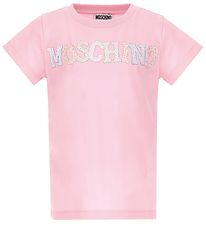 Moschino T-paita - Vaaleanpunainen, Logo