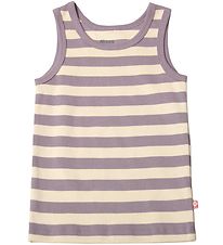 Katvig Undershirt - Purple/Beige Striped