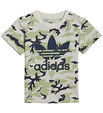 adidas Originals T-Shirt - Orbit Grey/Magic Lime/Shadow Navy