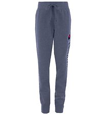 Champion Fashion Sweatpants - Rib manschett - Bl m. Logo