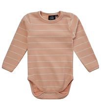 Sofie Schnoor Bodysuit L/ - Striped - Nougat