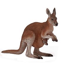 Papo Kangaroo w. Young - L: 8 cm