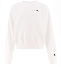 Champion Fashion Sweat-shirt - Recadr - Blanc av. Logo