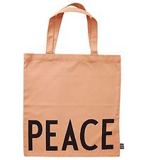 Design Letters Shopper - Peace - Peach
