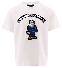 Emporio Armani T-shirt - White w. Eagle