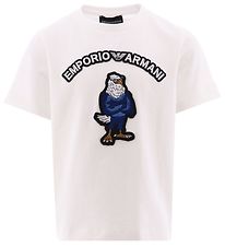 Emporio Armani Stuttermabolur - Hvítur M. Örn
