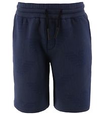 Emporio Armani Shorts - Marinblrandig m. Logotyper