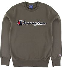 Champion Fashion Sweatshirt - Groen m. Logo