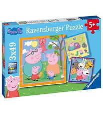 Ravensburger Jigsaw Puzzle - 3x49 Bricks - Peppa Pig - Family