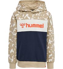 Hummel Hoodie - HmlLuke - Humus/Black Iris