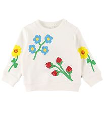 Stella McCartney Kids Peysa - Hvítt M. Blóm