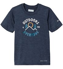 Columbia T-Shirt - Mount Echo - Collegiaal Blue