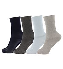 GoBabyGo Bremsusokkar - 4 Pakki - Blue/Grey