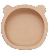 Petit Monkey Bowl w. Suction Cup - Silicone - Bear - Honey