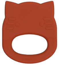 We Might Be Tiny Teether - CAT - Silicone - Burnt Orange