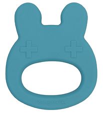 We Might Be Tiny Teether - Rabbit - Silicone - Blue Dusk