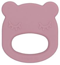 We Might Be Tiny Teether - Bear - Silicone - Dusty Rose