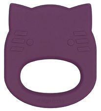 We Might Be Tiny Teether - CAT - Silicone - Plum
