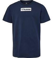 Hummel Stuttermabolur - HmlFlow - Black Iris