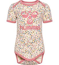 Hummel Bodysuit s/s - hmlKaren - White/Pink