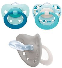 Nuk Dummies - Signature - 2Pak - Light Blue/Mint