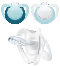 Nuk Pacifiers - Genius - 2-Pack - Turquoise/White