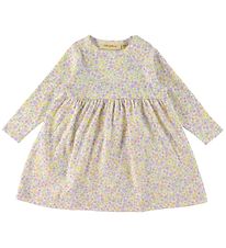 Robe Soft Gallery - SGJenni - Fleurs pastel - Blanc comme neige