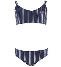 Roxy Bikini - Juste Good Vibes - Marine/Blanc Rayures