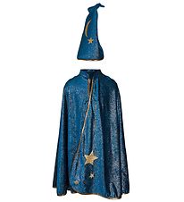 Great Pretenders Kostuum - Wizardset - Blauw m. Glitter