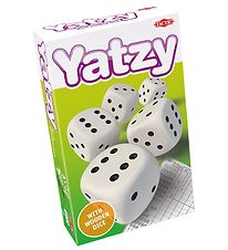 TACTIC Jeu - Yatzy av. Cubes en bois