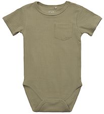 Petit by Sofie Schnoor Bodysuit k/æ - Rib - Dusty Green