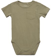 Petit Stadt Sofie Schnoor Body k/ - Rib - Dusty Green