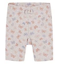 Hust and Claire Shorts - Hanni - Rib - Beige m. Vlinders