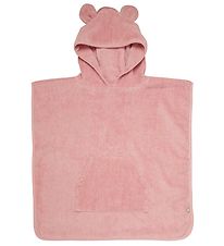 Pippi Baby Towel Poncho - Misty Rose