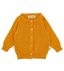 Petit Piao Cardigan - Gebreid - Pattern - Yellow zo