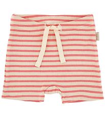 Petit Piao Shorts - Modaal Striped - Dark Peach/Cream